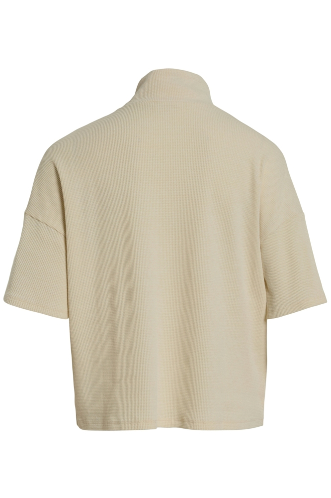 VIVAILA HIGH NECK 2/4 ZIPPER TOP 14105519 Birch